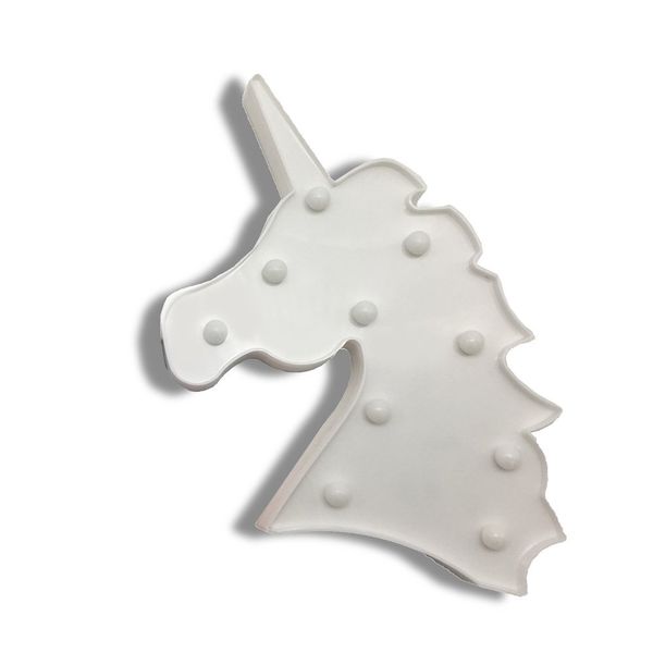 Unicorn LED Night Lamp - White