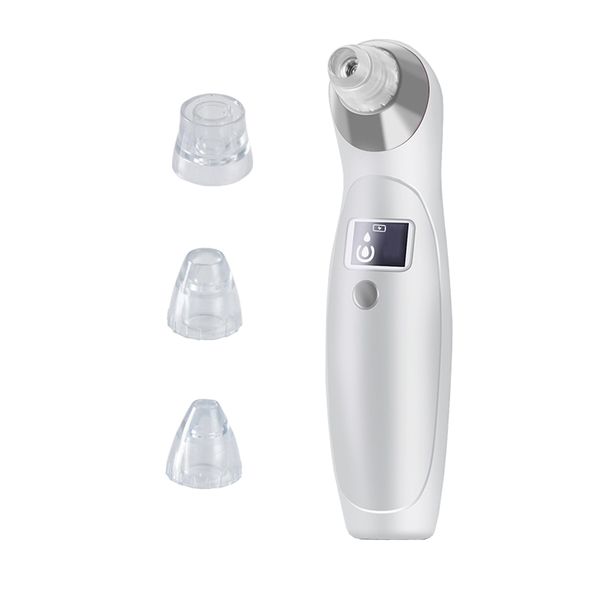 Electronic Blackhead Remover Vacuum Cleaner with 4 Probe - Silver