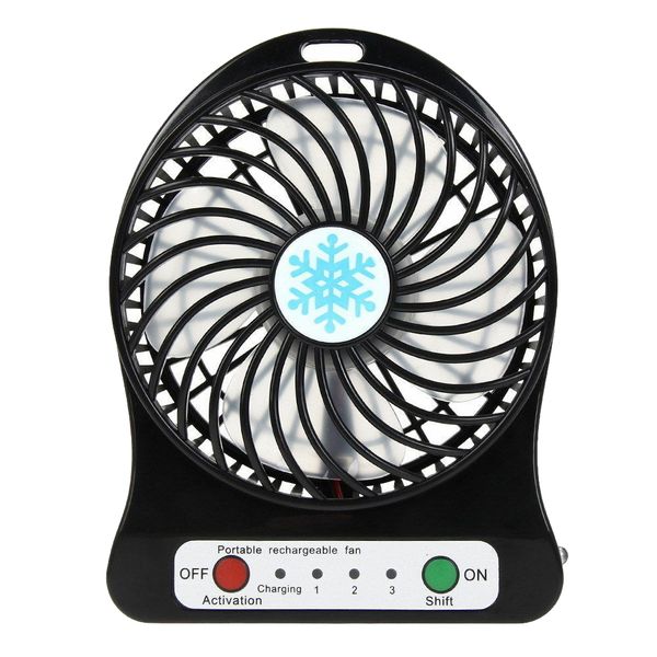 LMA - Rechargeable Portable Mini Fan - Black