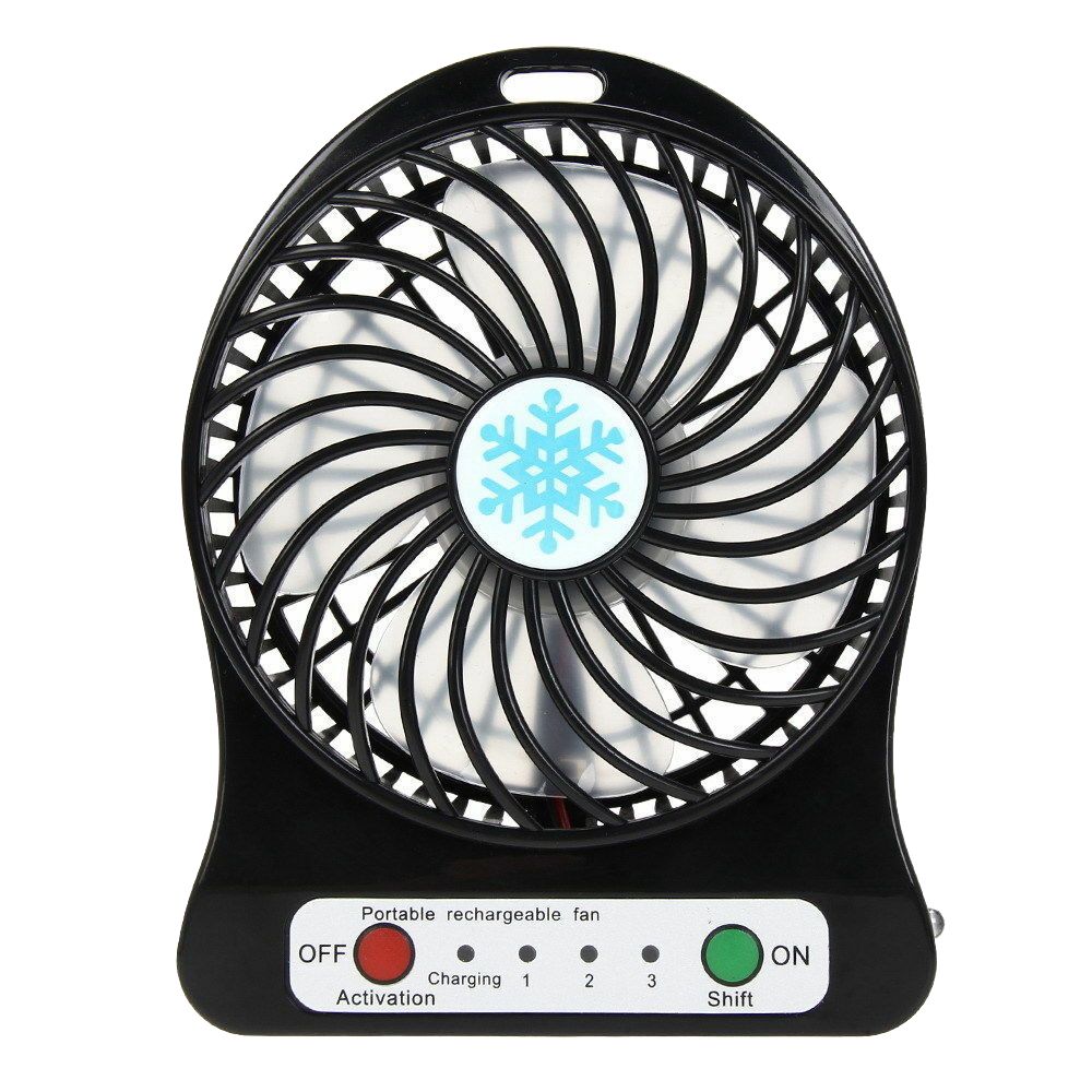 LMA Rechargeable Portable Mini Fan Black Shop Today. Get it Tomorrow!