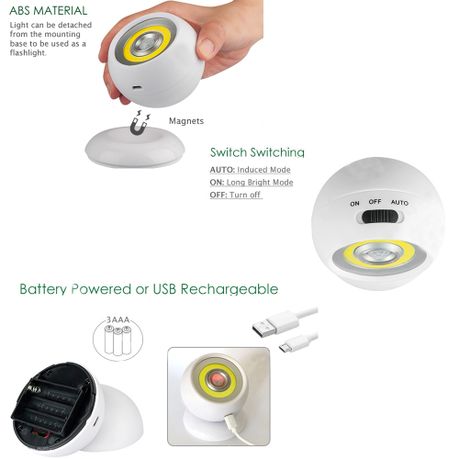 motion sensor night light flashlight