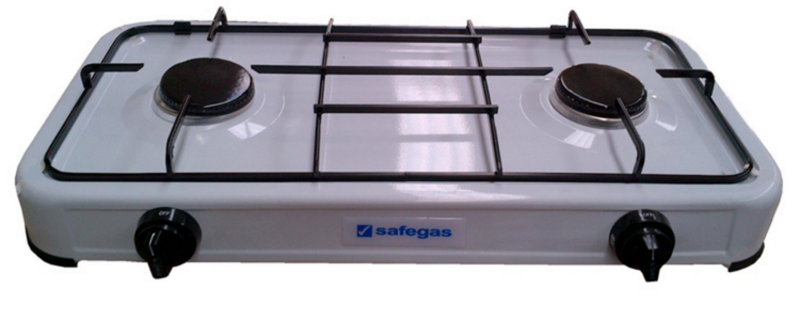 Safegas 2 Plate Enamel Gas Stove