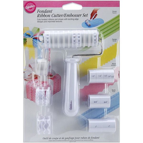 Wilton Ribbon Cutter &amp; Embosser Set (White)