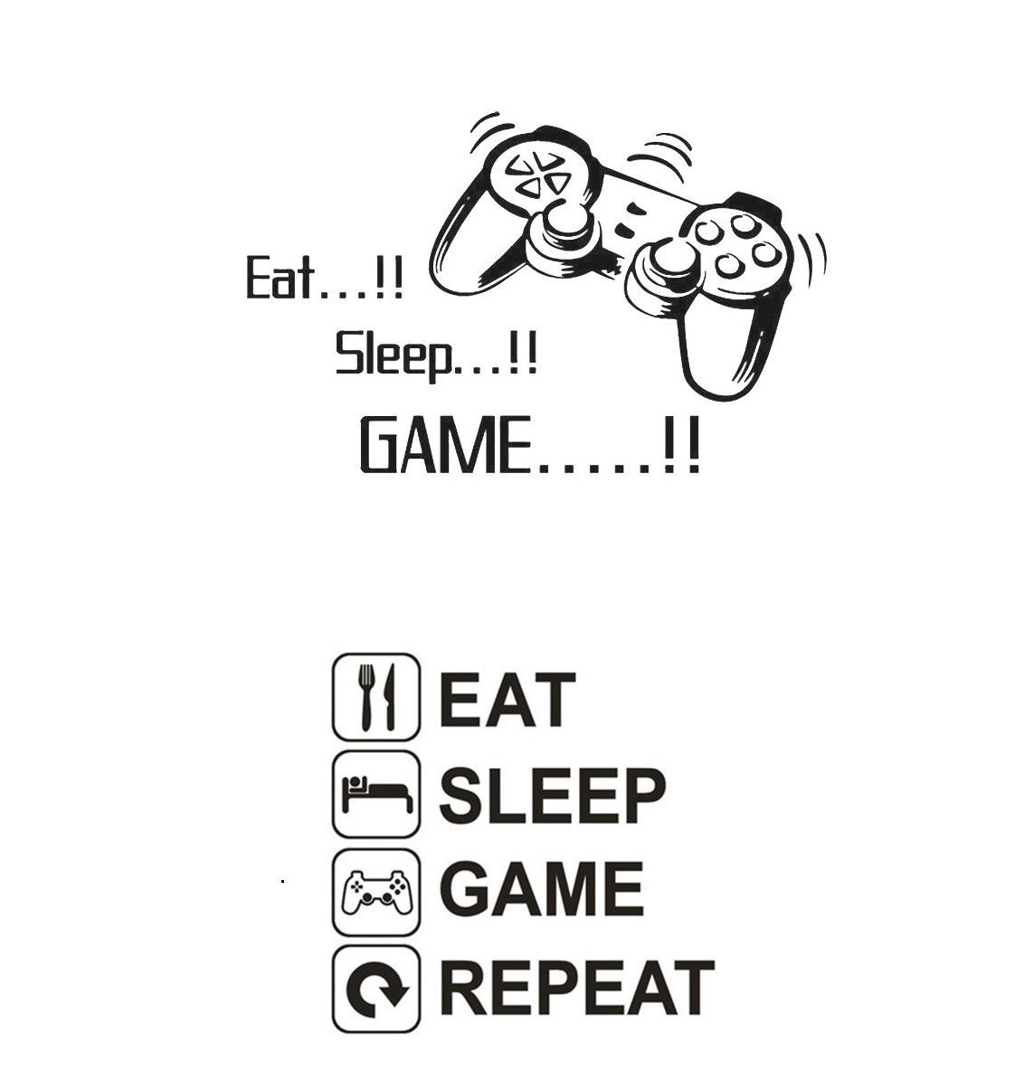 Sticker Art: Gaming Wall Sticker Series 01 Set of Two | Shop Today. Get it Tomorrow! | takealot.com