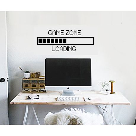 Gaming Zone Wall Stickers XONE Controller Gamer Zone Vinyl Gamer