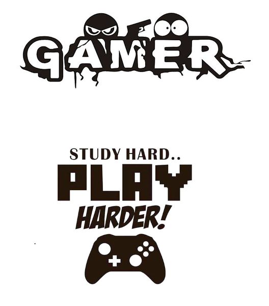 Sticker Art: Gaming Wall Sticker Series 03 Set of Two