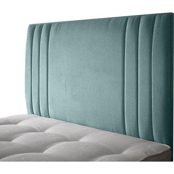 7th &amp; Vogue By Raymonde Audigier - Blanche Velvet Headboard - Sky Bleu