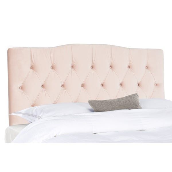 7th &amp; Vogue By Raymonde Audigier - Chole Tufted Velvet Headboard - Blush