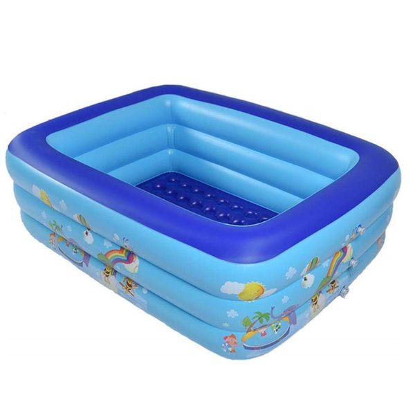 Three-ring Rectangular Pool