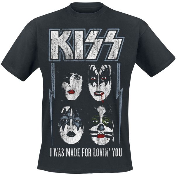 Rock Ts Kiss - I Was Made For Lovin' You