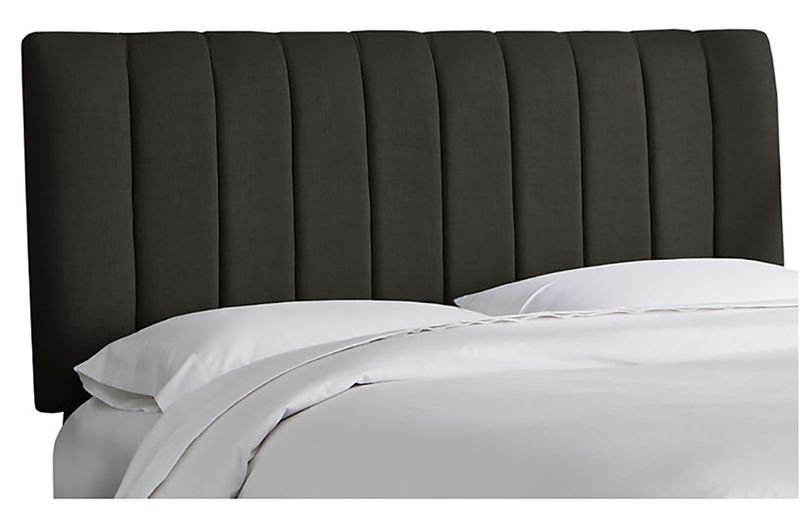 StrohBerry - Lincoln Panel Headboard - Velvet - Midnight