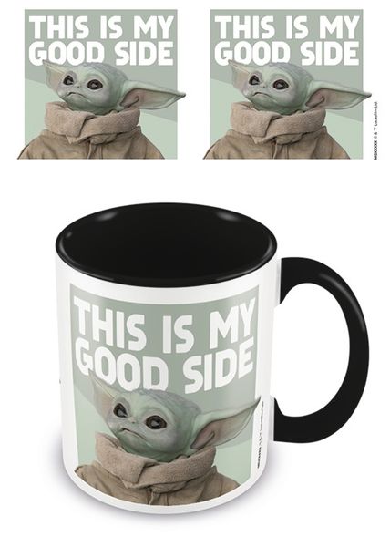 Star Wars: The Mandalorian (Good Side) Black Mug (Parallel Import)