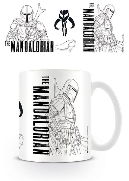 Star Wars: The Mandalorian (Line Art) Mug (Parallel Import)