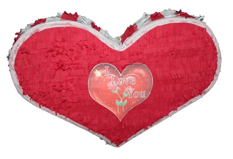 Red Valentines heart Pinata
