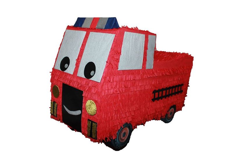 Cartoon Fire Engine Pinata