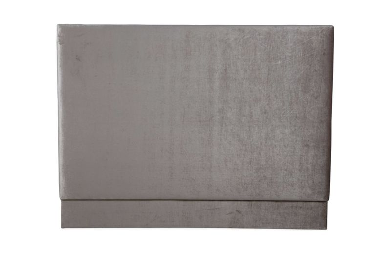 Agarsi Giovanni - Luca Velvet Panel Headboard - Steel (Multiple Sizes)