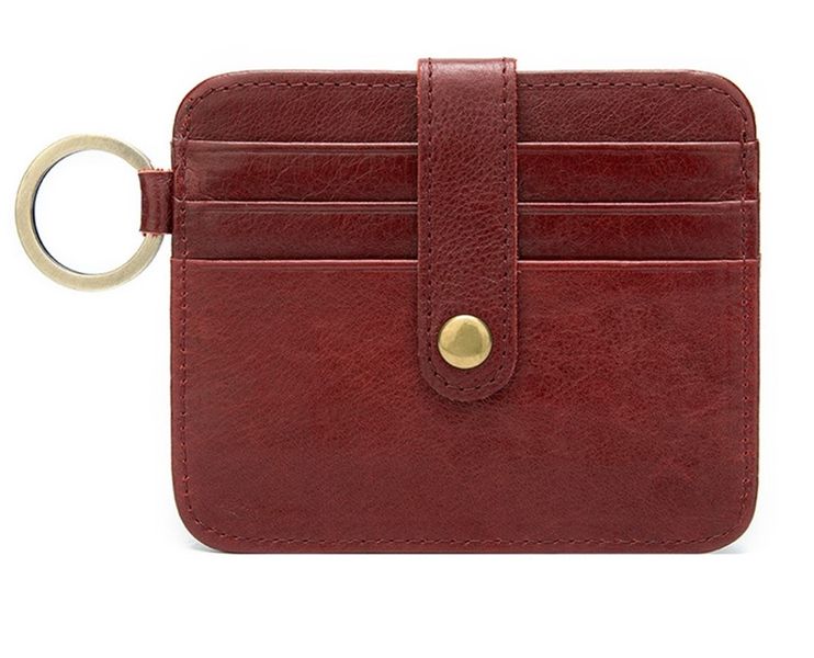 9204 Double Sided Genuine Leather Cowhide Leather Card Wallet Holder