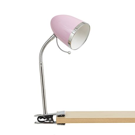 small pink desk lamp