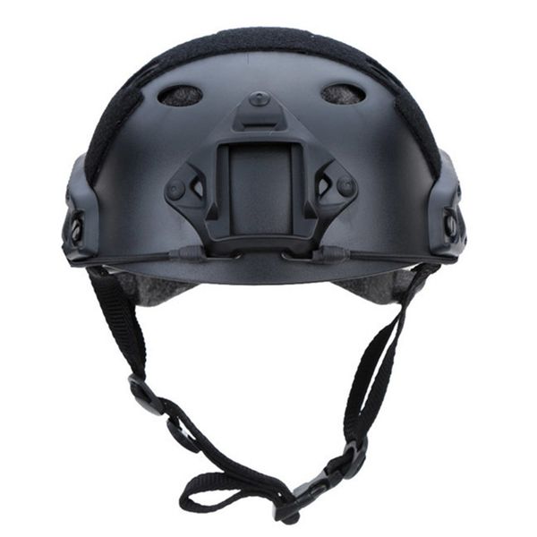 Tactical Helmet Gear Paintball Head Protector - Black