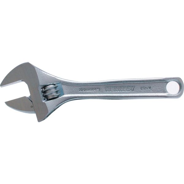 Kennedy 250Mm10Inch Chromed Finishadjustable Wrench