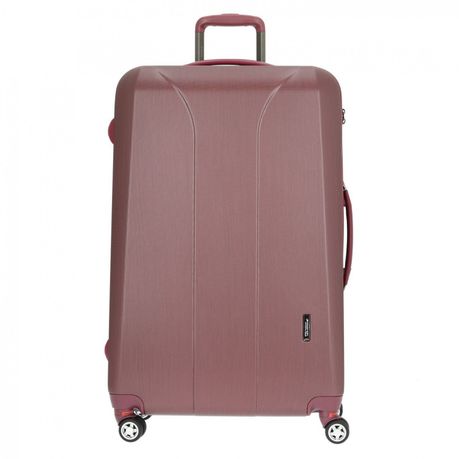 it burgundy suitcase