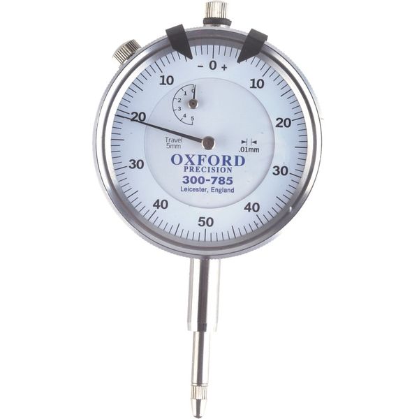 Oxford Plunger Dial Gauge 5Mmx0.01Mmx0 50 0