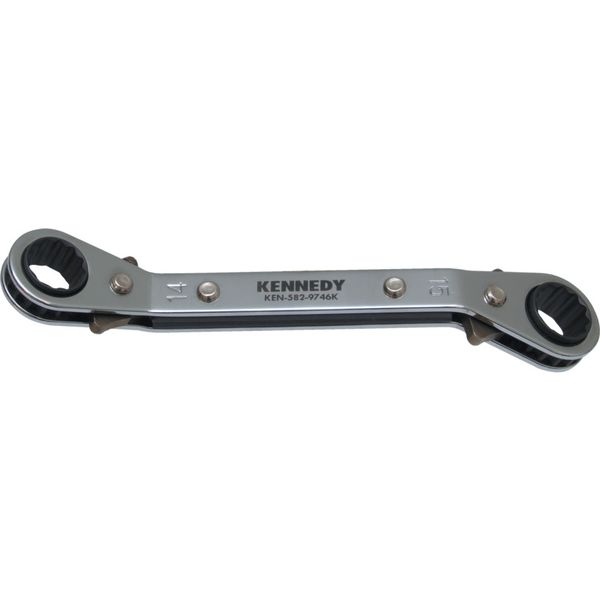 Kennedy 17Mmx19Mm Offset Ratchetring Spanner