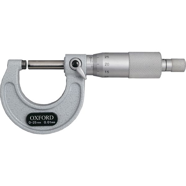 Oxford 0 1Inch External Micrometer