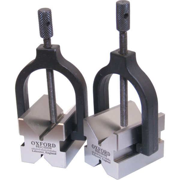 Oxford 40X50X40Mm Workshop Vee Blocks Cw Clamps