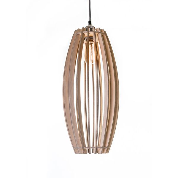 Taillifer-Barrel 50-Pendant light- Birch Plywood-Pure