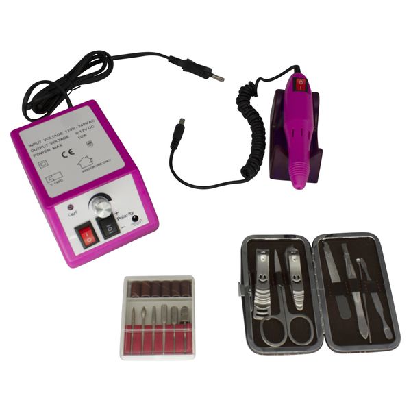 Nail Manicure and Pedicure and Nail Grooming Set - Grey