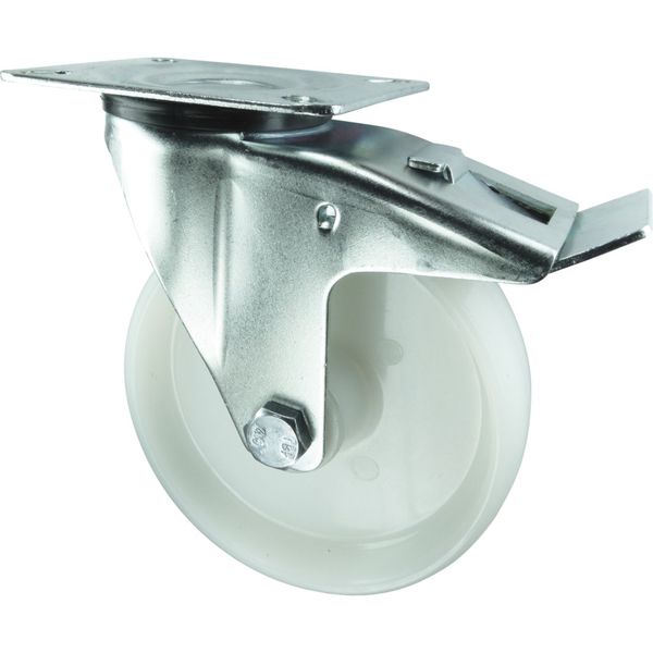 Atlas Braked Swivel Plate 80Mmnylon