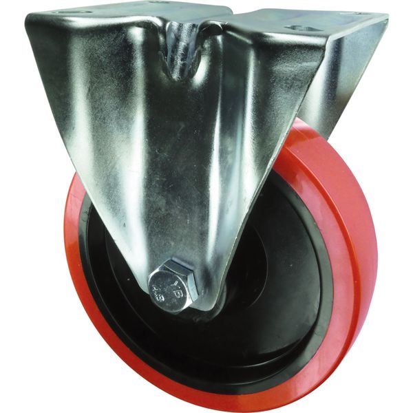 Atlas Fixed Plate 200Mm Polyurethane Tyre