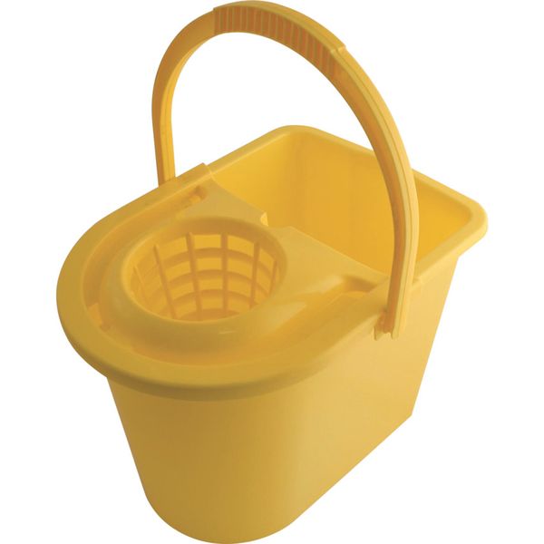 Cotswold 15Ltr Plastic Mop Bucketyellow