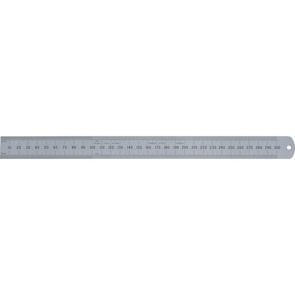 Kennedy 600Mm Rigid Rustless Rule Round End