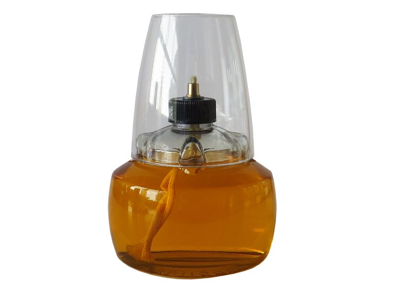@Delights Short Lamp Yellow - Clear Shade Citronella - Set of 6