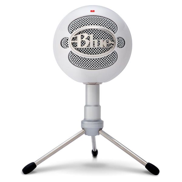 Blue Snowball iCE USB Microphone Gaming, Podcast, Stream, PC, Mac - White