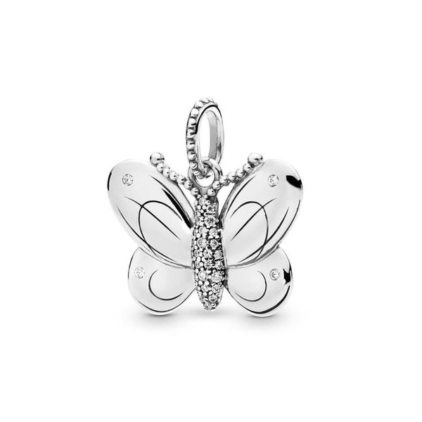JD S925 Sterling Silver Butterfly Charm or Pendant