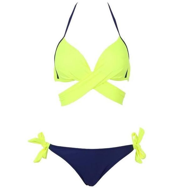 Secret Push-Up Wrap Around Bikini- Lime