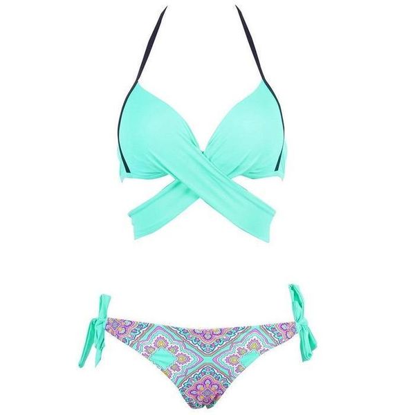 Secret Push-Up Wrap Around Bikini - Turqoise