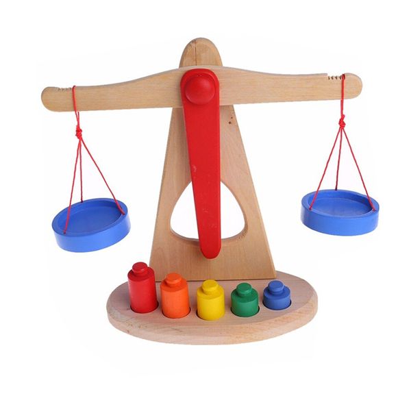 Wooden Balancing Scale