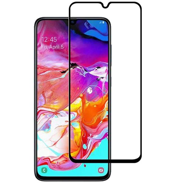 CellTime Full Tempered Glass Screen Guard for Samsung Galaxy A70