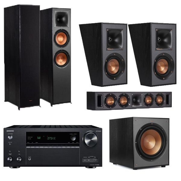 Onkyo TX-NR696 &amp; Klipsch R-820F 5.1 Surround System
