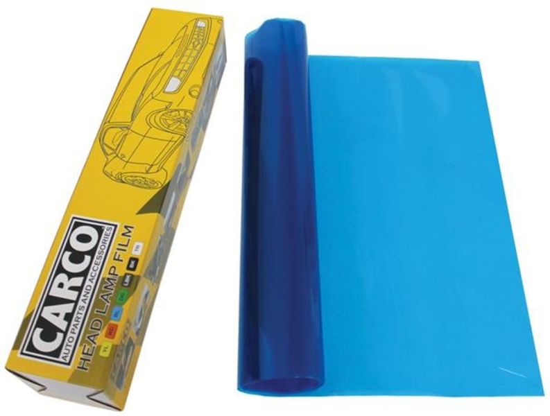 Carco Dark Blue Protective Headlamp Film - 40cm x 1 Meter Roll