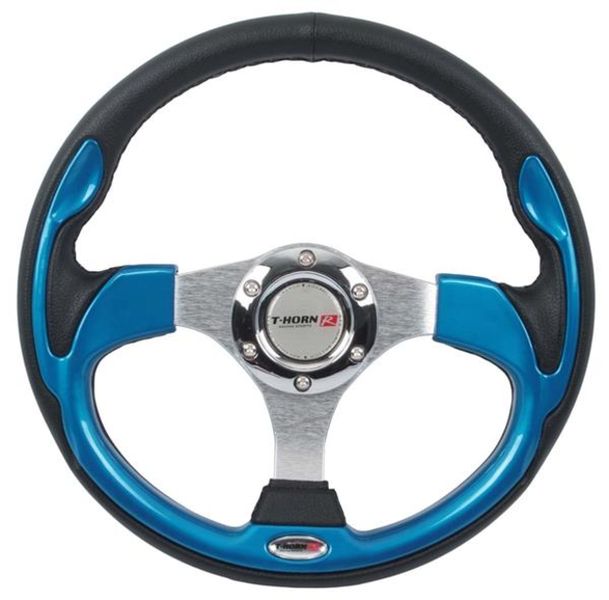PVC Steering Wheel Blue