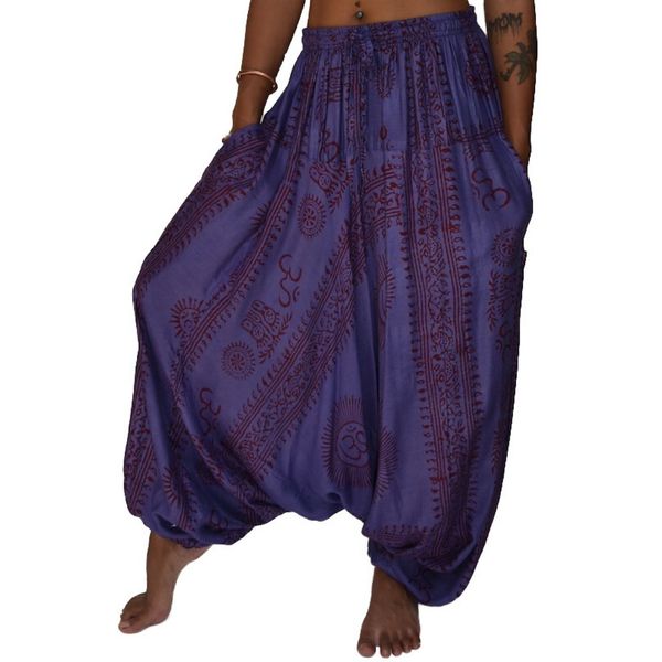 Dark Blue Thin Ohm Sarouel Pants