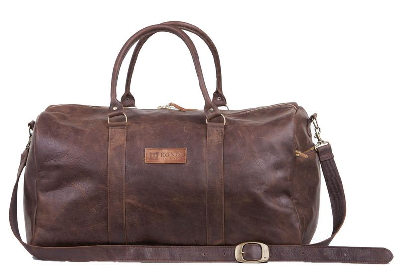 Kono Authentic Phiri Leather Travel Bag