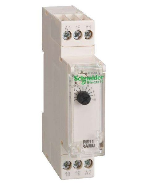 Schnieder, Time Delay Relay, 1 s, 100 h, SPDT, 8 A