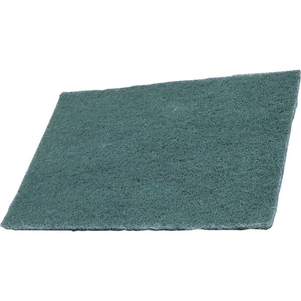 9 x 6 Caterers Green Scourers Pack of 10