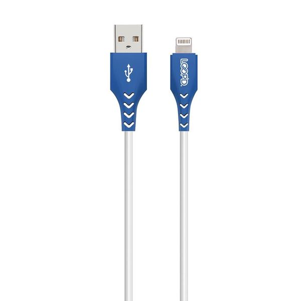 LOOP'D Lightning To USB Cable 1.2 Meter - White